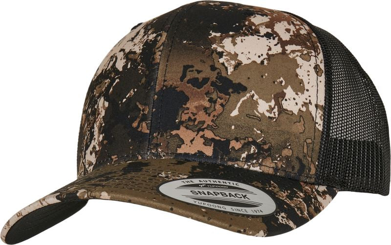 6 Panel Trucker Cap "Veil Camo" - Flexfit | 6606VC - oblekanadom