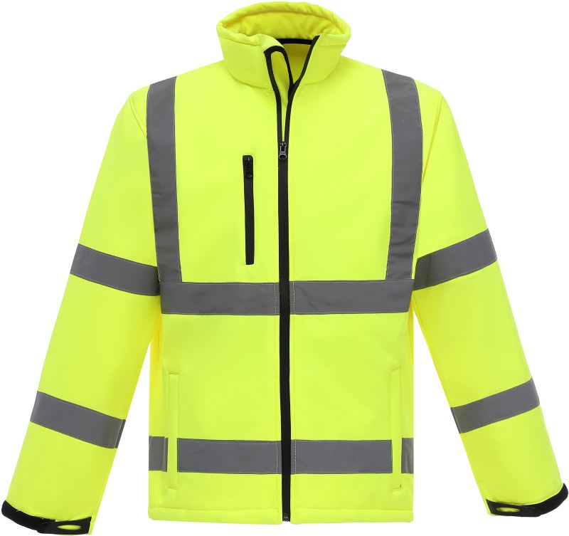 Jakna Yoko HVK09 z visoko vidnostjo - Softshell za aktivne uporabnike - oblekanadom