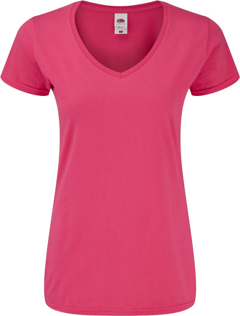 Ženska Majica Kratek Rokav F.O.L. Lady-Fit Iconic 150 V-Neck T - oblekanadom