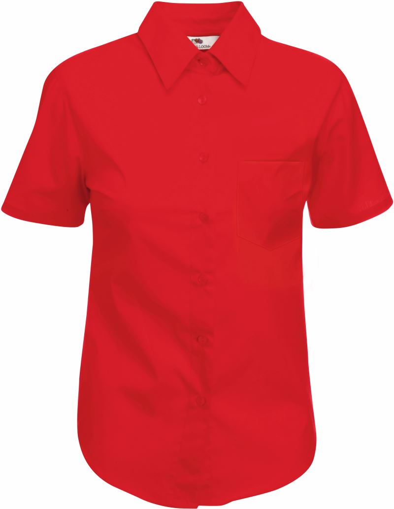 Ženska Srajca s Kratkimi Rokavi F.O.L. Lady-Fit Poplin Shirt SSL - oblekanadom