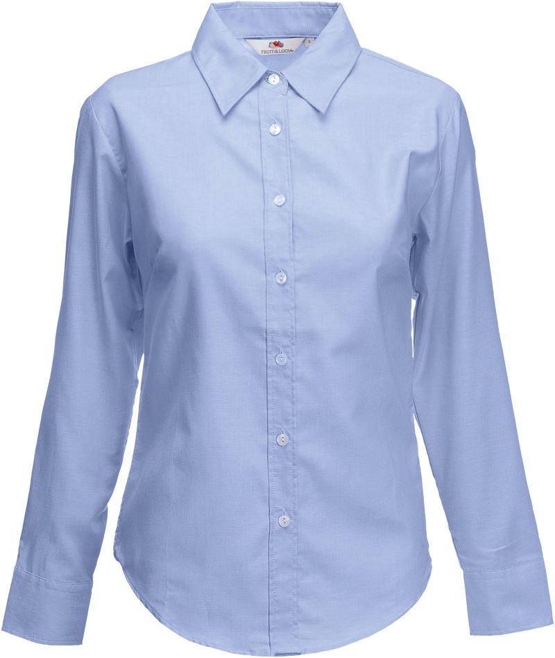Ženska Srajca s Dolgimi Rokavi F.O.L. Lady-Fit Oxford Shirt LSL - oblekanadom