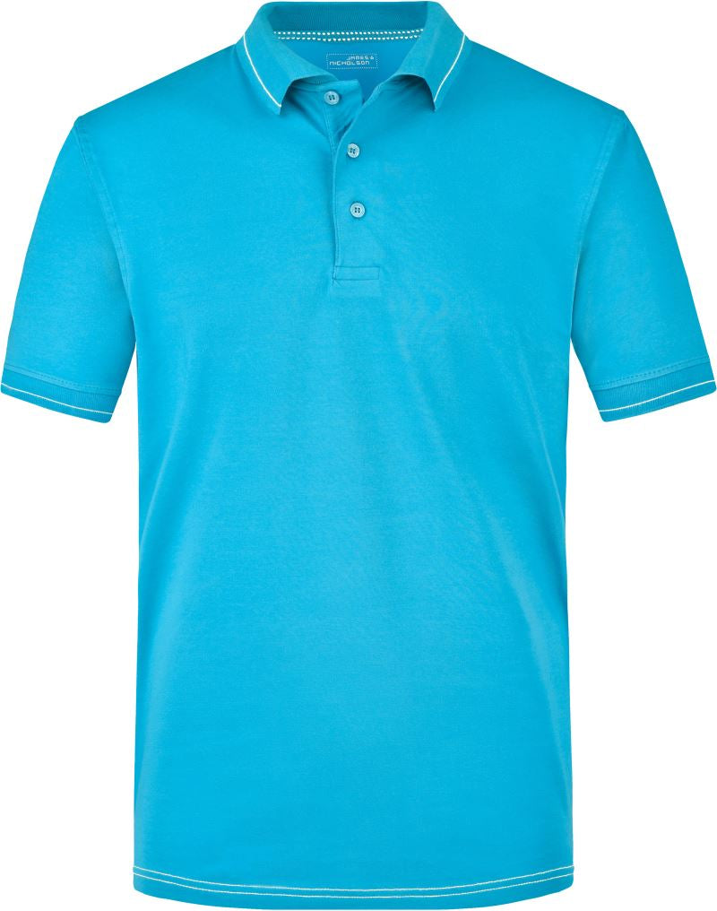 Moška polo majica iz raztegljivega džersija - James & Nicholson | JN 569, 170g/m², 95% bombaž, 5% elastan - oblekanadom