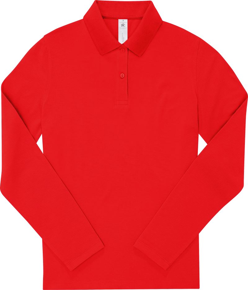 Ženska Polo Majica Dolgi Rokav B&C My Polo 210 LSL /women - oblekanadom