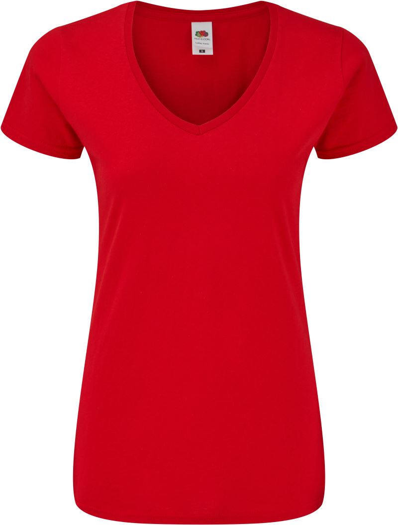 Ženska Majica Kratek Rokav F.O.L. Lady-Fit Iconic 150 V-Neck T - oblekanadom