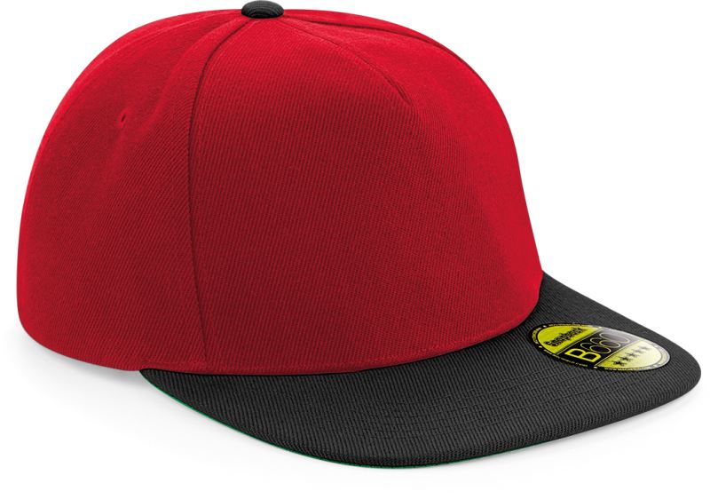 5 Panel Flat Peak Cap Beechfield B660Caps - oblekanadom