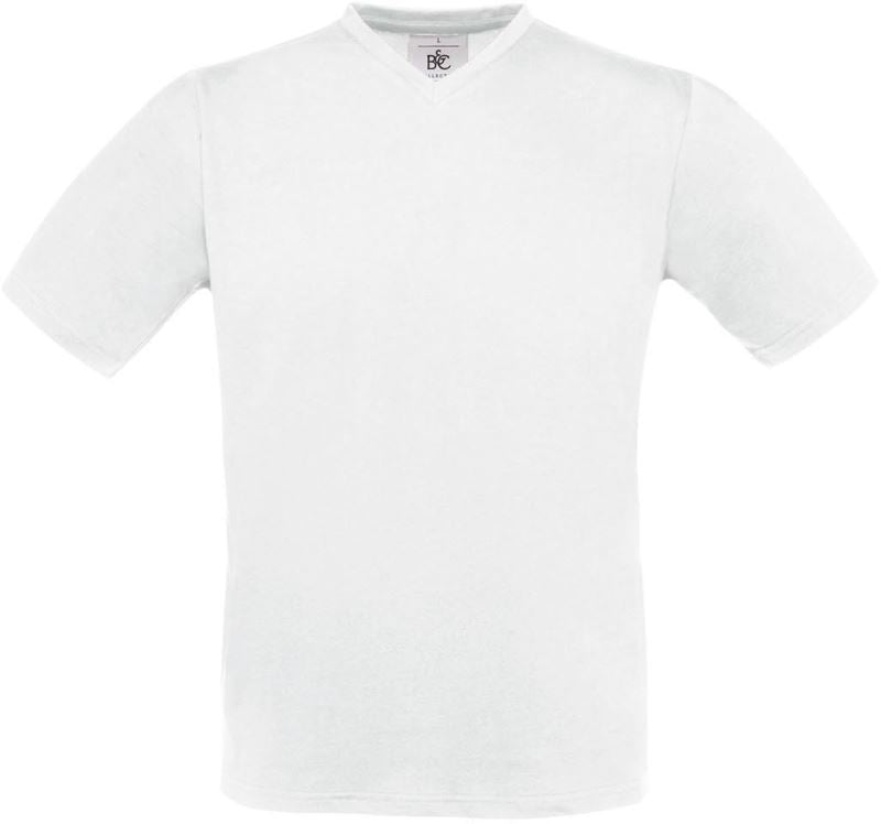 Moška Majica Kratek Rokav B&C Exact V-Neck - oblekanadom