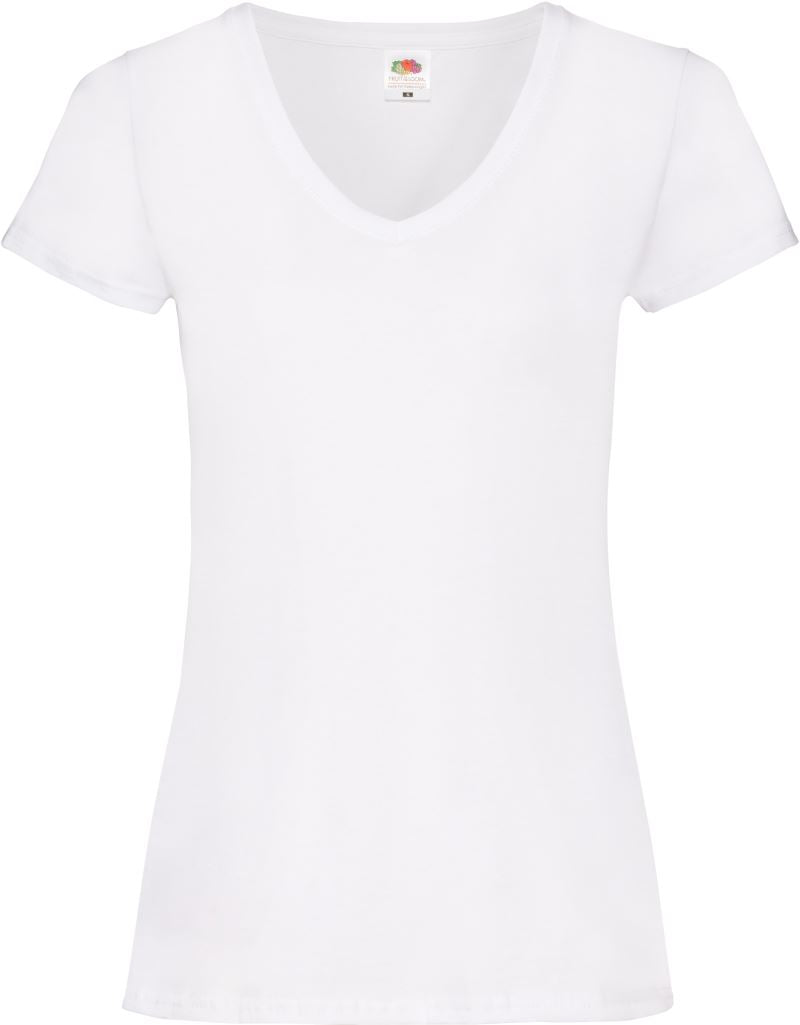 Ženska Majica Kratek Rokav F.O.L. Lady-Fit Valueweight V-Neck T - oblekanadom