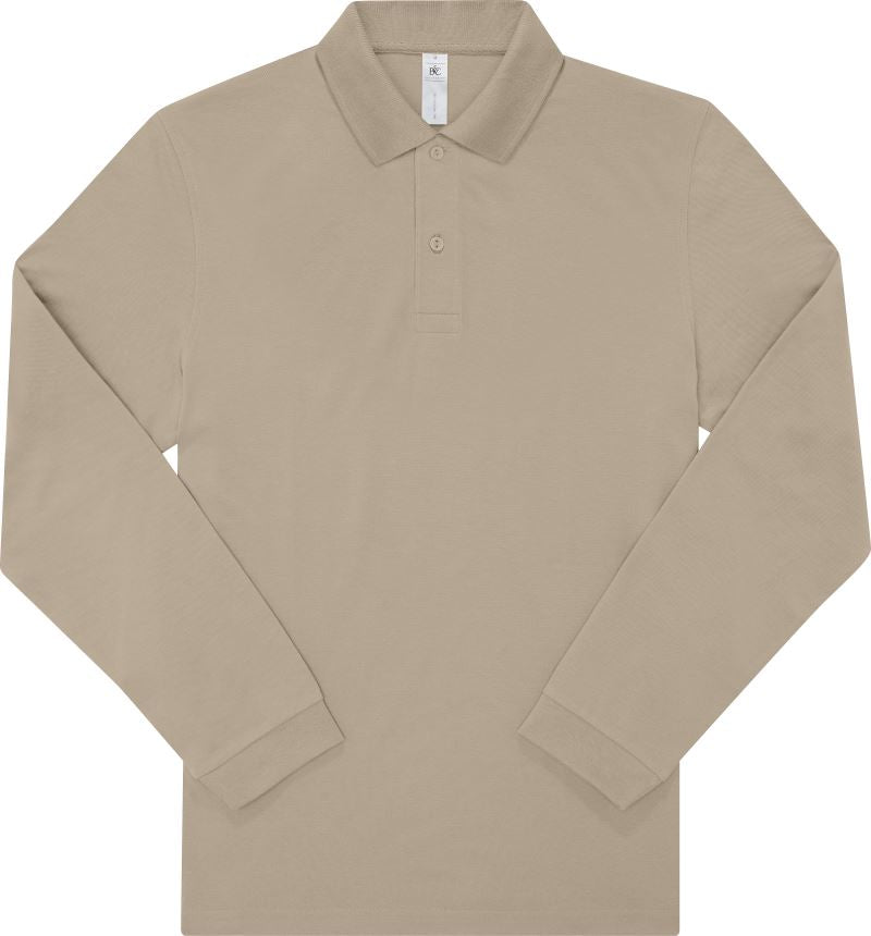 Moška Polo Majica Dolgi Rokav B&C My Polo 180 LSL - oblekanadom