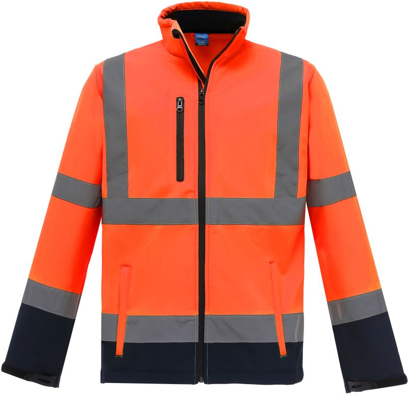 Jakna Yoko HVK09 z visoko vidnostjo - Softshell za aktivne uporabnike - oblekanadom