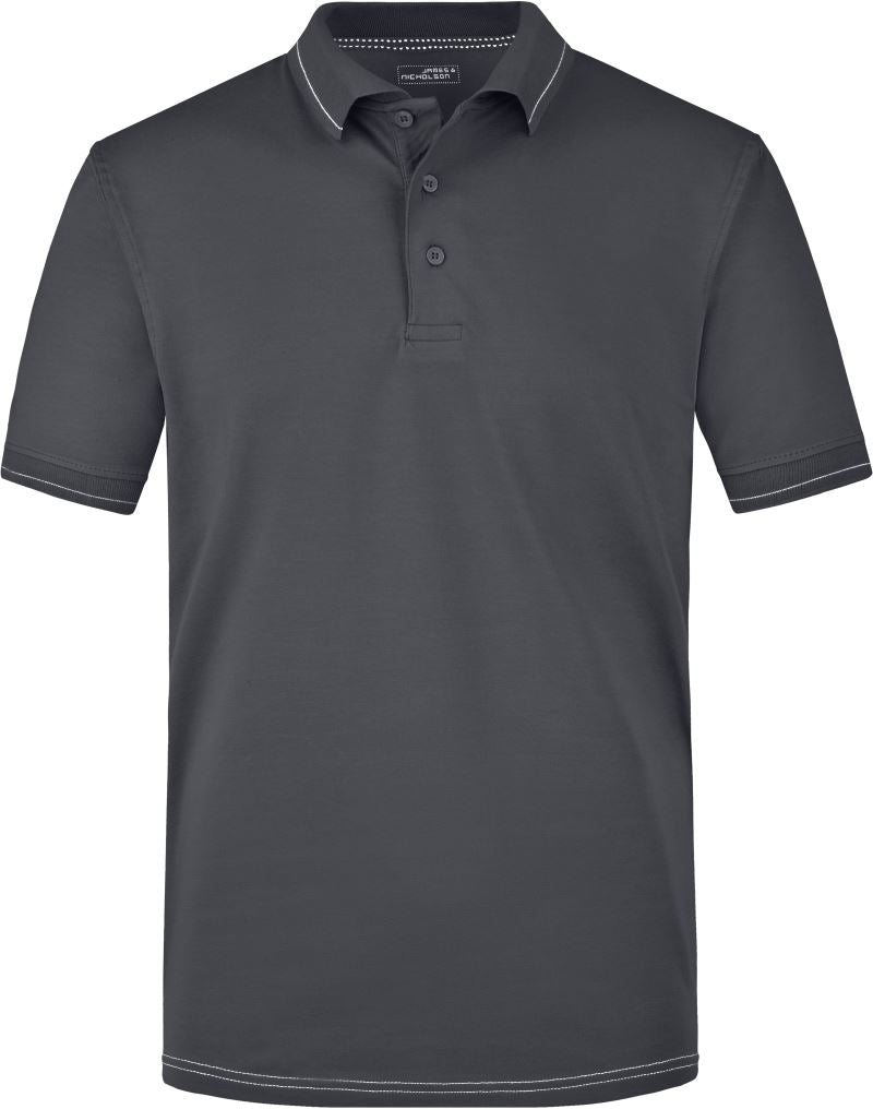 Moška polo majica iz raztegljivega džersija - James & Nicholson | JN 569, 170g/m², 95% bombaž, 5% elastan - oblekanadom