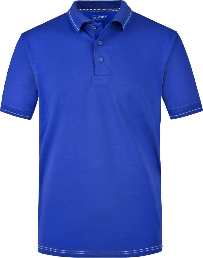 Moška polo majica iz raztegljivega džersija - James & Nicholson | JN 569, 170g/m², 95% bombaž, 5% elastan - oblekanadom