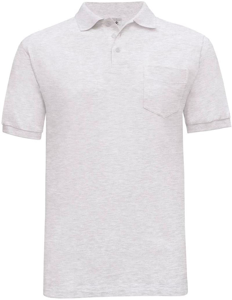 Moška Polo Majica Kratek Rokav B&C Safran Pocket - oblekanadom