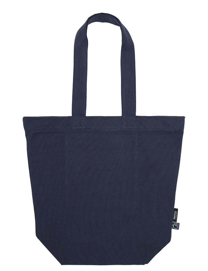 Ekološka Fairtrade torba z zadrgo - Nevtralna ugašena barva | O90053 - oblekanadom