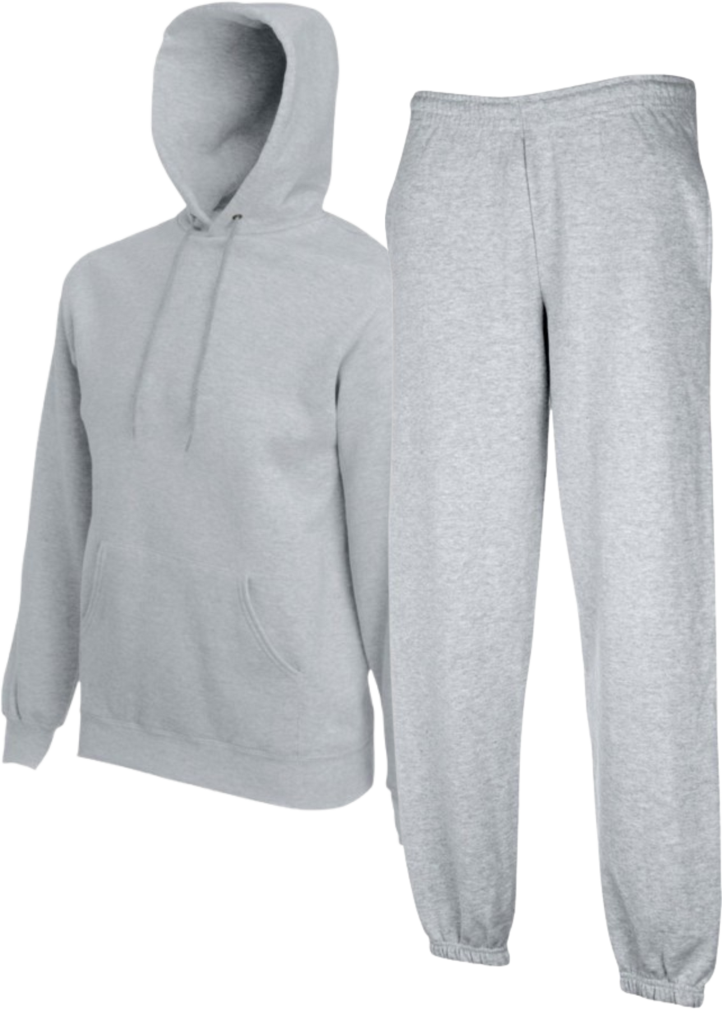 Fruit Of The Loom Sivi Kapucar in Trenirka – 2-Delni Komplet - oblekanadom