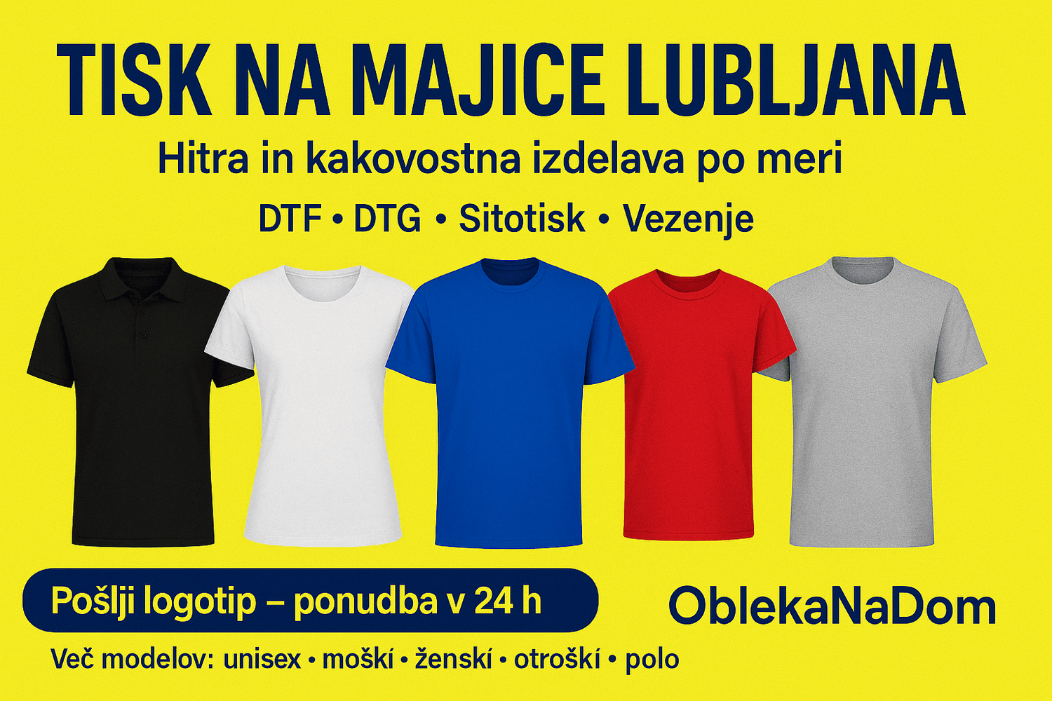 tisk na majice ljubljana