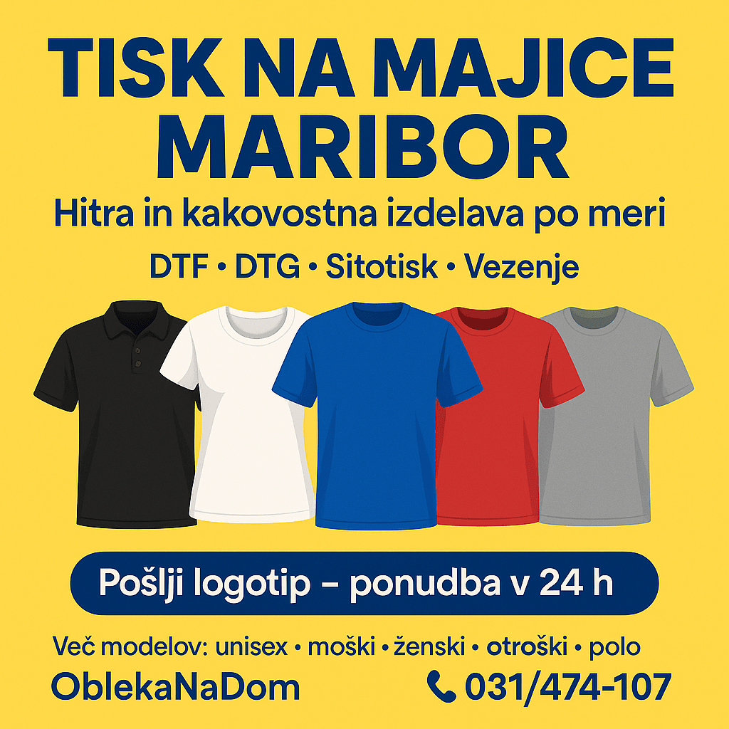 tisk na majice maribor