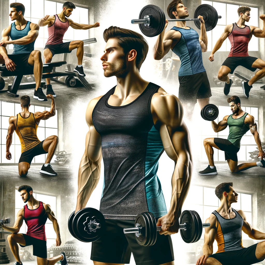 Fitnes Majice Brez Rokavov