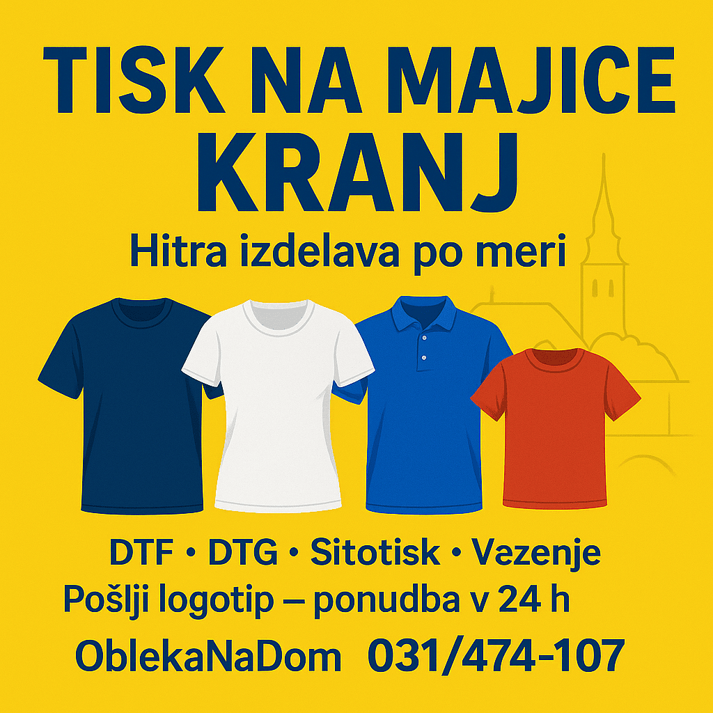 Tiskanje majic Kranj