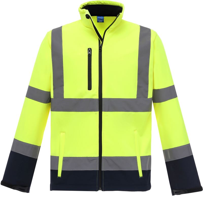 Jakna Yoko HVK09 z visoko vidnostjo - Softshell za aktivne uporabnike - oblekanadom