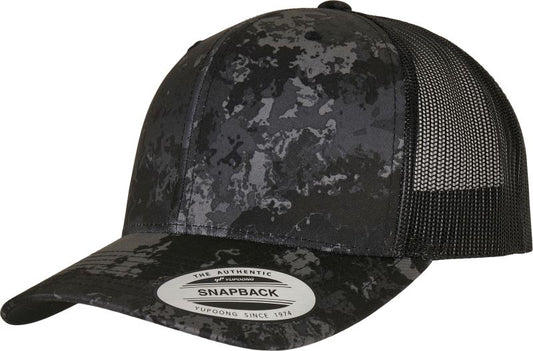 6 Panel Trucker Cap "Veil Camo" - Flexfit | 6606VC - oblekanadom