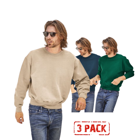Moški Fruit of the Loom Supercotton™ Sweat - Premium Pulover - 3kos - oblekanadom
