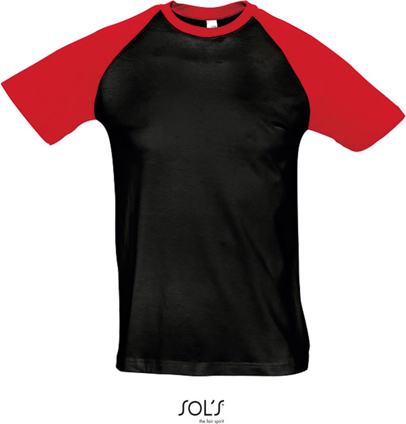 Moška trendovska dvobarvna raglan majica - SOL'S - oblekanadom