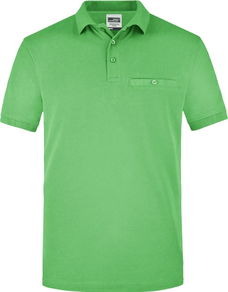 Moška delovna polo majica z žepom na prsih - James & Nicholson | JN 846 - Del 1 - oblekanadom