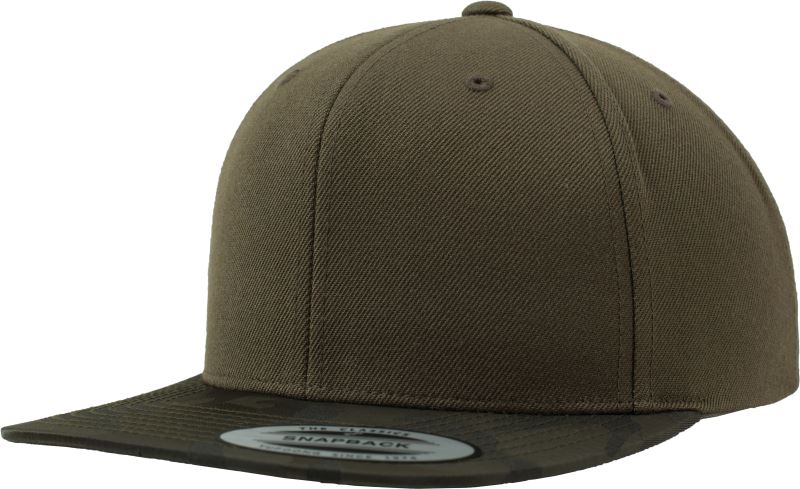 6-panelna Snapback kapa "Kamuflažni slog" - Flexfit | 6089CF/6089CV/6089TC - oblekanadom