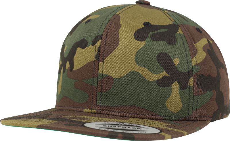 6-panelna Snapback kapa "Kamuflažni slog" - Flexfit | 6089CF/6089CV/6089TC - oblekanadom