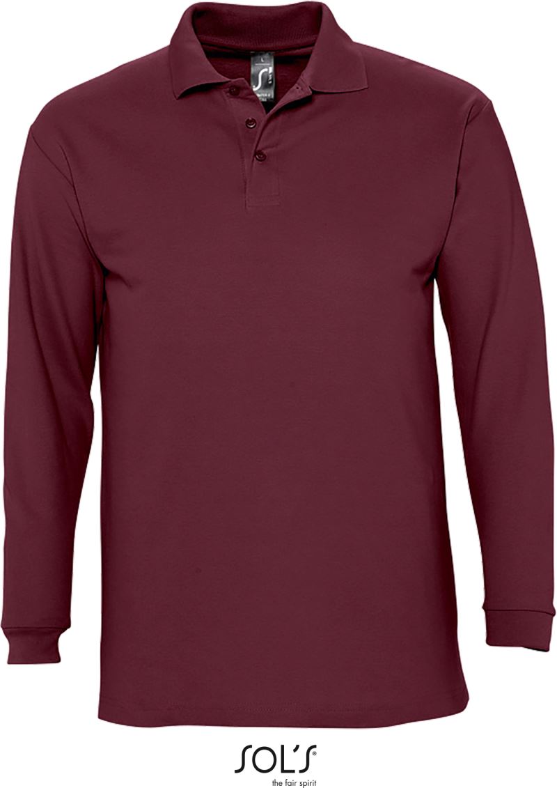 Moška Polo Majica Dolgi Rokav SOL'S  Winter II - oblekanadom