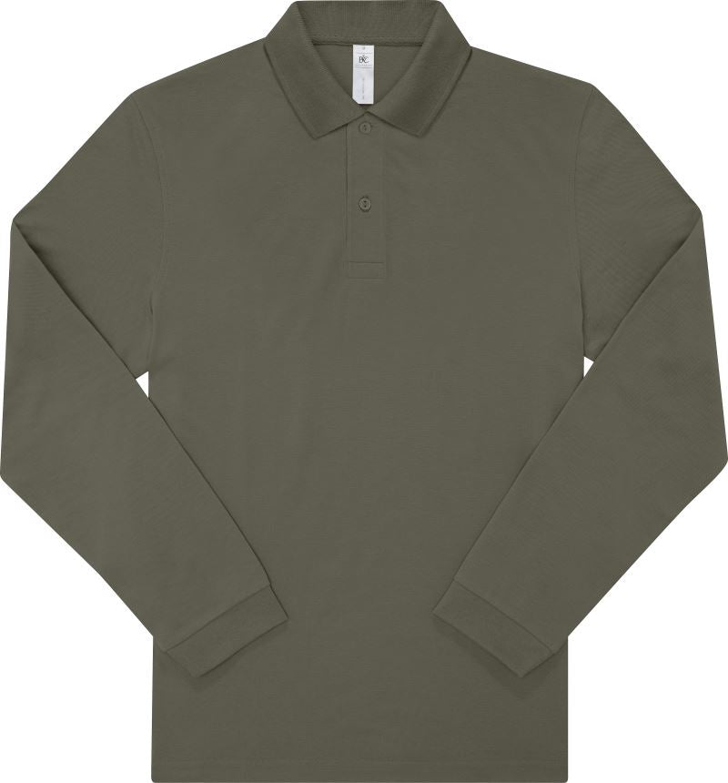 Moška Polo Majica Dolgi Rokav B&C  My Polo 180 LSL - oblekanadom