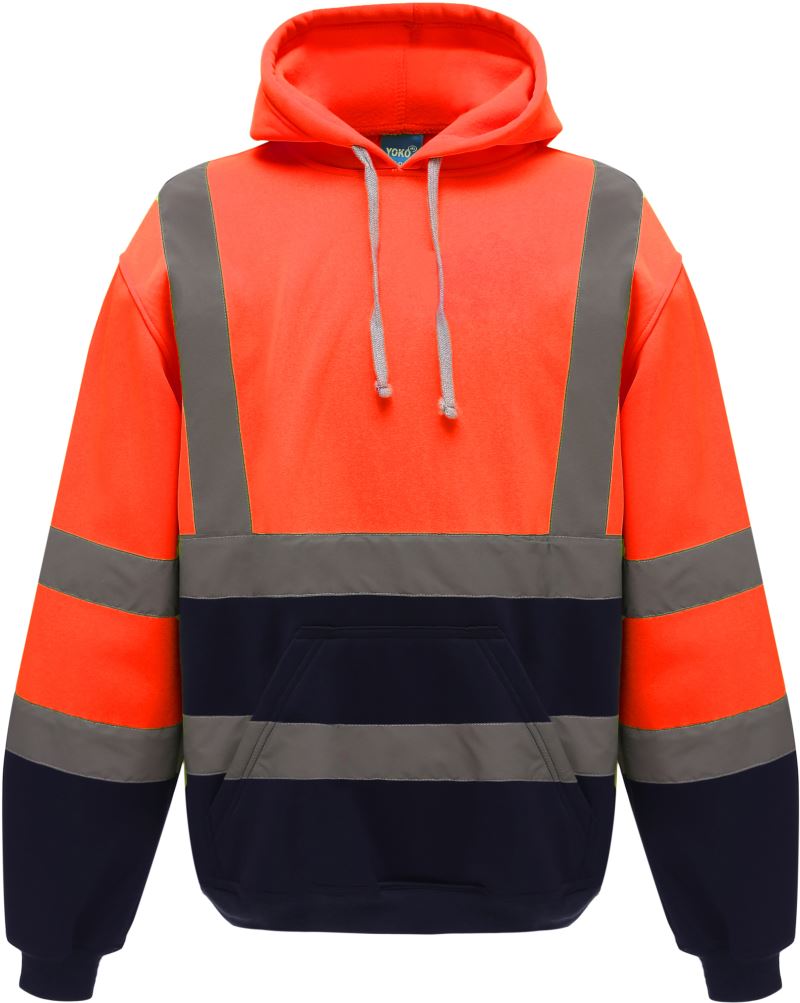 Hoodie visoke vidljivosti Yoko HVK05 - oblekanadom