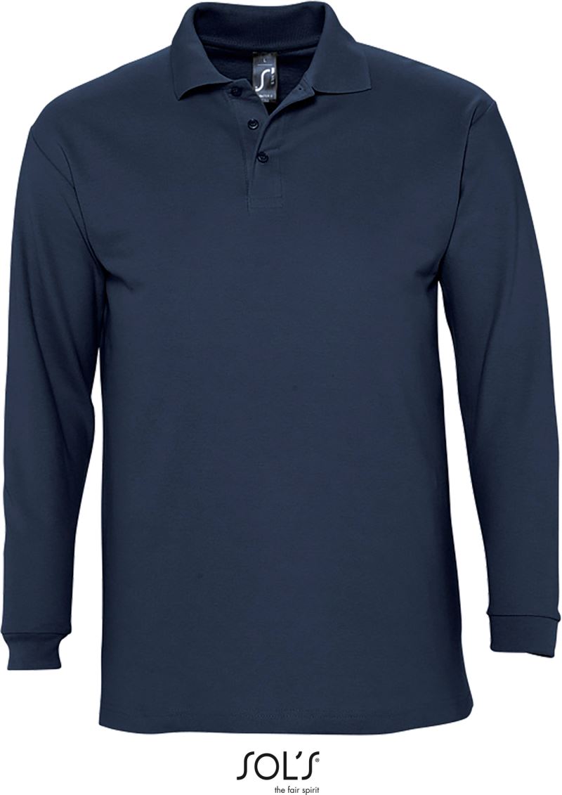 Moška Polo Majica Dolgi Rokav SOL'S  Winter II - oblekanadom
