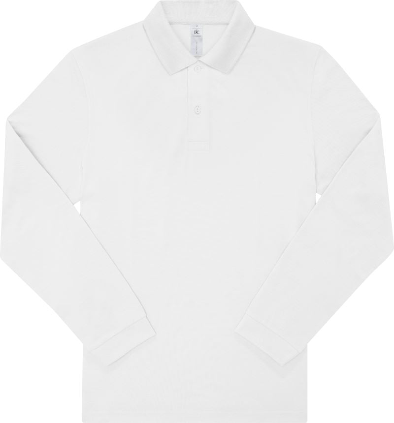 Moška Polo Majica Dolgi Rokav B&C  My Polo 180 LSL - oblekanadom