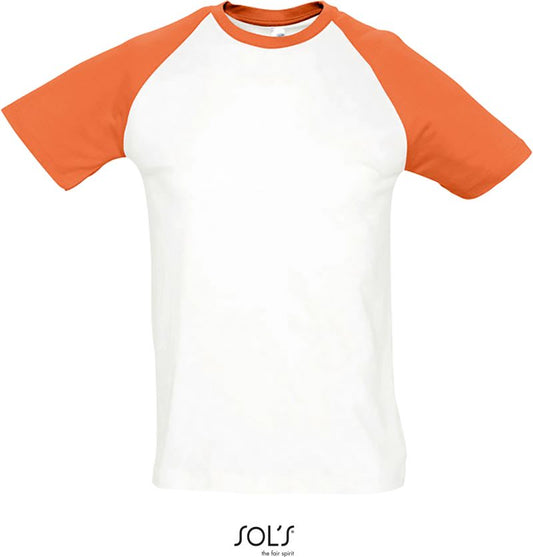 Moška trendovska dvobarvna raglan majica - SOL'S - oblekanadom