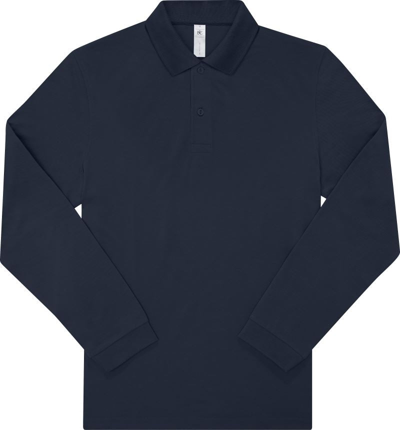 Moška Polo Majica Dolgi Rokav B&C  My Polo 180 LSL - oblekanadom
