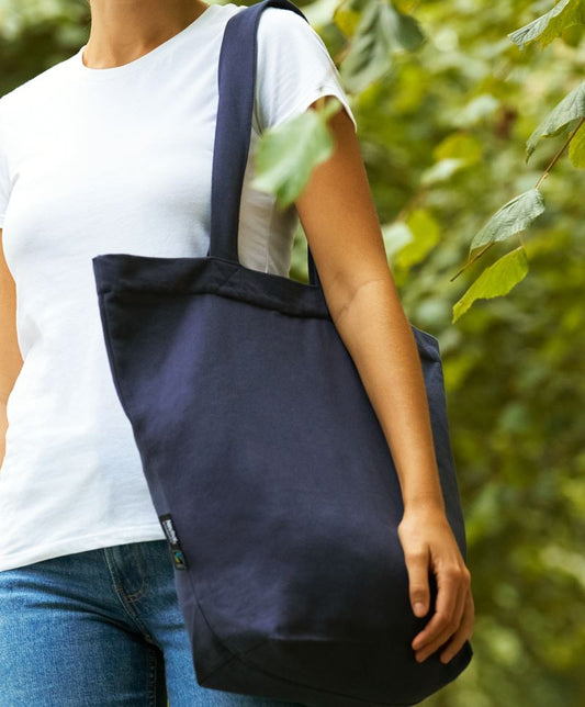 Ekološka Fairtrade torba z zadrgo - Nevtralna ugašena barva | O90053 - oblekanadom